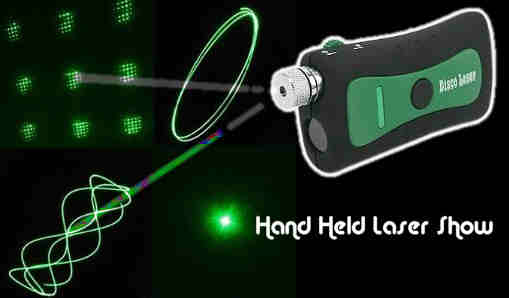 Hand Held Laser Light Display pcket sized Laser Show